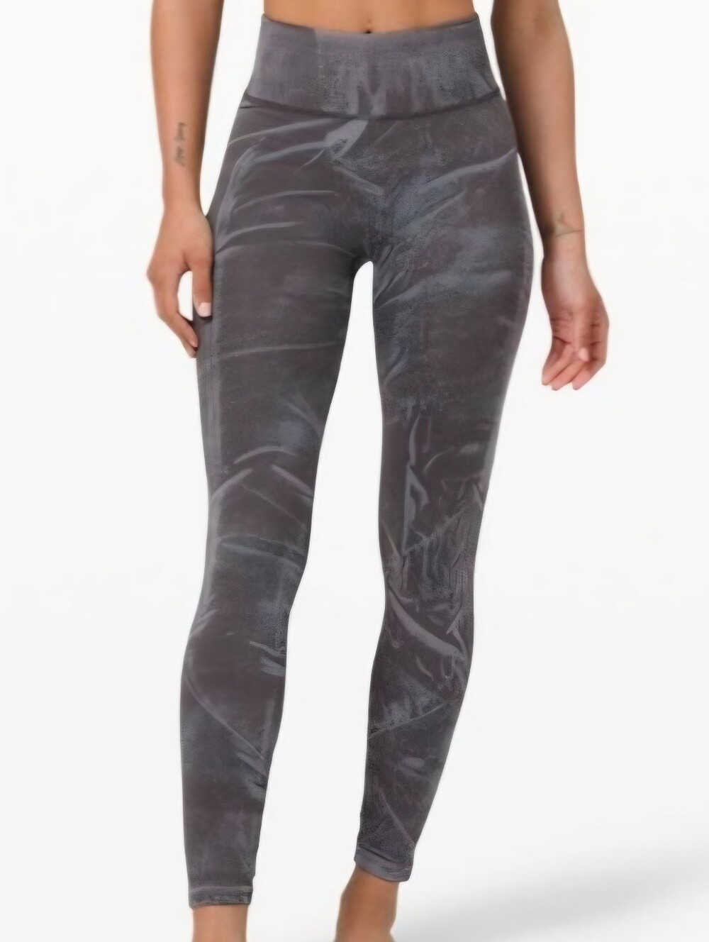 Lululemon Ebb to Street Tight Leggings Womens Size 2 Stone Wash Graphite Grey